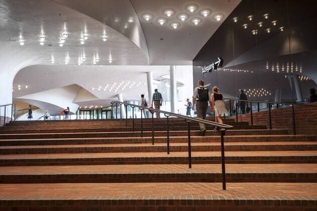 Foyer der Elbphilharmonie.