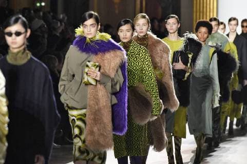 Paris Fashion Week. Défile PAP Automne Hiver 2018 19. DRIES VAN NOTEN. Editorial use only Copyright: xGuyxMarineaux STAR_224619_099