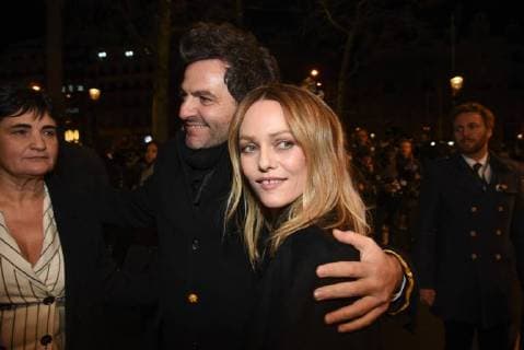 Französischer Filmpreis Cesar - After Party 43eme ceremonie des CESAR. Fouquets. 43the movie CESAR awards. After party at Fouquets restaurant on Champs Elysees. 224660 2018-03-02 Salle Pleyel Paris France Paradis, Vanessa; Chedid, Matthieu ( M chanteur)  Copyright: xArnal-Degunx STAR_224660_018