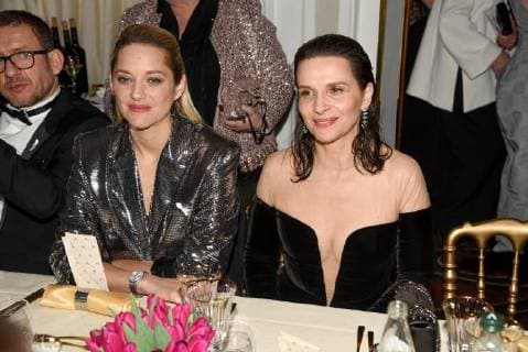 Französischer Filmpreis Cesar - After Party 43eme ceremonie des CESAR. Fouquets. 43the movie CESAR awards. After party at Fouquets restaurant on Champs Elysees. 224660 2018-03-02 Salle Pleyel Paris France Binoche, Juliette; Cotillard, Marion  Copyright: xArnal-Degunx STAR_224660_032