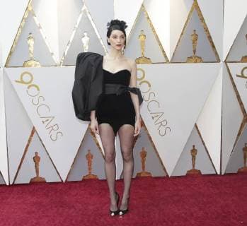 St. Vincent arrives on the red carpet for the 90th annual Academy Awards at the Dolby Theatre in the Hollywood section of Los Angeles on March 4, 2018.  LAP20180304061 JOHNxANGELILLO
