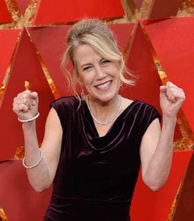 Producer Lisa Bruce arrives on the red carpet for the 90th annual Academy Awards at the Dolby Theatre in the Hollywood section of Los Angeles on March 4, 2018.  LAP20180304860 JIMxRUYMEN