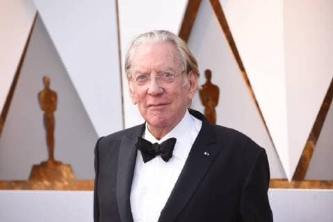 March 4, 2018 - Los Angeles, California, U.S. - DONALD SUTHERLAND arrives on the red carpet for the 90th Annual Academy Awards at the Dolby Theatre. Los Angeles U.S. - ZUMAz03_ 20180304_zbp_z03_049 Copyright: xKevinxSullivanx