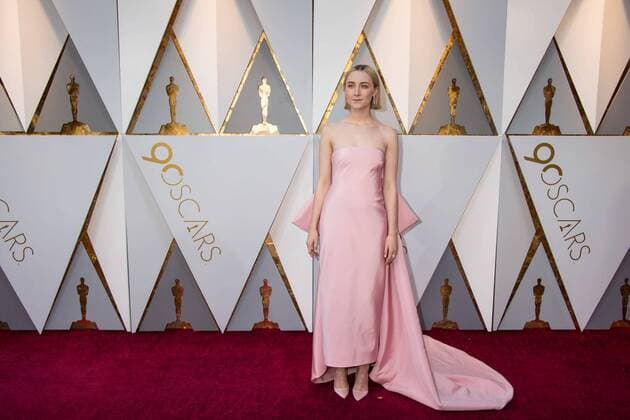 Saoirse Ronan, Oscar nominee for best performance by an actress in a leading role, for work on Lady Bird, arrives on the red carpet of The 90th OscarsÂ® at the DolbyÂ® Theatre in Hollywood, CA on Sunday, March 4, 2018.  Copyright: xMichaelxBakerx 33546_264PLX