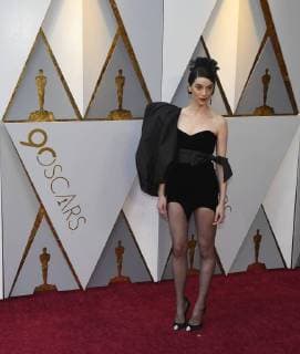 March 4, 2018 - Los Angeles, California, U.S. - ST. VINCENT arrives on the red carpet for the 90th Annual Academy Awards at the Dolby Theatre. Los Angeles U.S. - ZUMAz03_ 20180304_zbp_z03_065 Copyright: xKevinxSullivanx