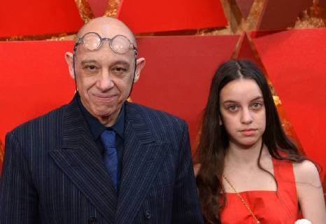 Cinematographer Bruno Delbonnel and guest arrive on the red carpet for the 90th annual Academy Awards at the Dolby Theatre in the Hollywood section of Los Angeles on March 4, 2018.  LAP20180304507 JIMxRUYMEN