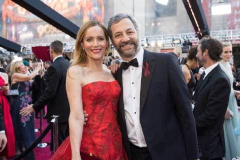 Leslie Mann and Judd Apatow arrive on the red carpet of The 90th OscarsÂ® at the DolbyÂ® Theatre in Hollywood, CA on Sunday, March 4, 2018.  Copyright: xMattxPetitx 33546_287PLX
