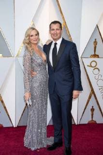 Molly Sims and Scott Stuber arrive on the red carpet of The 90th OscarsÂ® at the DolbyÂ® Theatre in Hollywood, CA on Sunday, March 4, 2018.  Copyright: xMichaelxBakerx 33546_341PLX