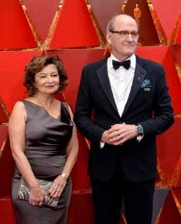 Actor Richard Jenkins and Sharon R. Friedrick arrive on the red carpet for the 90th annual Academy Awards at the Dolby Theatre in the Hollywood section of Los Angeles on March 4, 2018.  LAP20180304533 JIMxRUYMEN