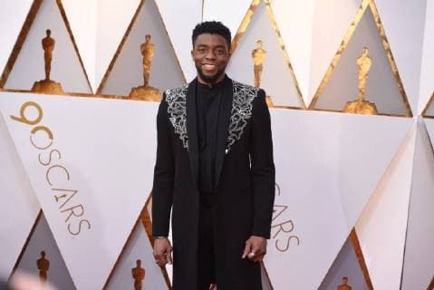 March 4, 2018 - Los Angeles, California, U.S. - CHADWICK BOSEMAN arrives on the red carpet for the 90th Annual Academy Awards at the Dolby Theatre. Los Angeles U.S. - ZUMAz03_ 20180304_zbp_z03_142 Copyright: xKevinxSullivanx