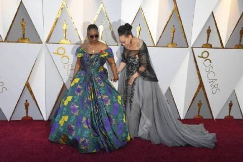 March 4, 2018 - Los Angeles, California, U.S. - WHOOPI GOLDBERG and her daughter ALEX MARTIN arrives on the red carpet for the 90th Annual Academy Awards at the Dolby Theatre. Los Angeles U.S. - ZUMAz03_ 20180304_zbp_z03_129 Copyright: xKevinxSullivanx