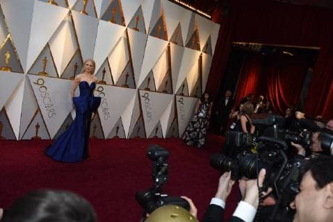 March 4, 2018 - Los Angeles, California, U.S. - NICOLE KIDMAN arrives on the red carpet for the 90th Annual Academy Awards at the Dolby Theatre. Los Angeles U.S. - ZUMAz03_ 20180304_zbp_z03_203 Copyright: xKevinxSullivanx