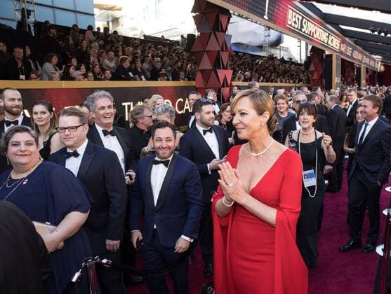 Allison Janney, Oscar nominee for actress in a supporting role, arrives on the red carpet before the live ABC Telecast of The 90th OscarsÂ® at the DolbyÂ® Theatre in Hollywood, CA on Sunday, March 4, 2018.  Copyright: xMattxSaylesx 33546_791PLX