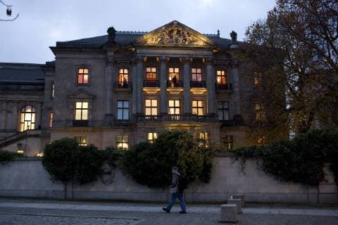 Deutschland, Berlin, Parlamentarische Gesellschaft, Sondierungsgespräche von CDU CSU, FDP und B90 Grüne für eine mögliche Jamaika Koalition, 16.11.2017 *** Germany Berlin Parliamentary Society Exploratory talks by CDU CSU FDP and B90 Greens for a possible Jamaica coalition 16 11 2017