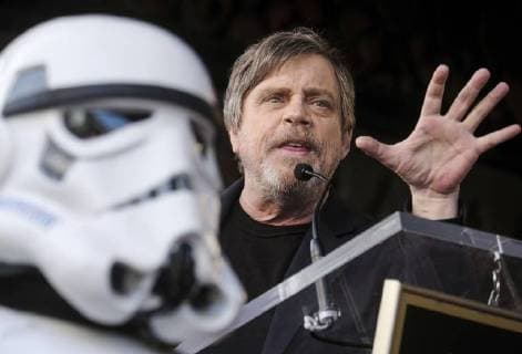 (180309) -- LOS ANGELES, March 9, 2018 -- Actor Mark Hamill attends a star honoring ceremony on the Hollywood Walk of Fame in Los Angeles, the United States, March 8, 2018. Mark Hamill was honored with a star on the Hollywood Walk of Fame on Thursday. ) (zxj) U.S.-LOS ANGELES-MARK HAMILL-STAR-HOLLYWOOD ZhaoxHanrong 