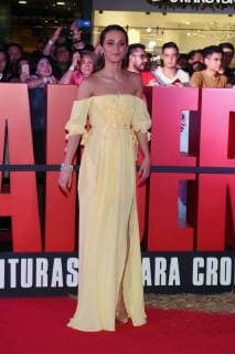 March 10, 2018 - Mexico City, Mexico, Mexico - Actress Alicia Vikander is seen poses during the red carpet of the Tomb Raider film premiere at Oasis Coyoacan on March 10, 2018 in Mexico City, Mexico Mexico City Mexico  - ZUMAn230 20180310_zaa_n230_468 Copyright: xCarlosxTischlerx