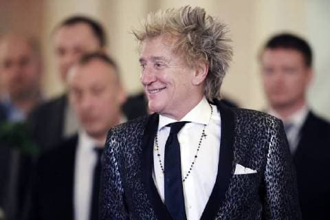MOSCOW, RUSSIA â€“ MARCH 11, 2018: British singer and songwriter Rod Stewart ahead of a ceremony to present BraVo international professional music awards at the Bolshoi Theatre. Artyom Geodakyan TASS  TS0773E8