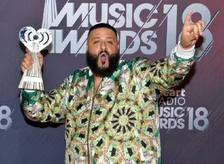 Themen der Woche Bilder des Tages DJ Khaled, winner of Hip Hop Song of the Year award for Wild Thoughts, appears backstage during the iHeartRadio Music Awards at The Forum in Inglewood, California on March 11, 2018. Turner s TBS, TNT, and truTV channels broadcasted the ceremony live from The Forum.  LAP20180311265 JIMxRUYMEN