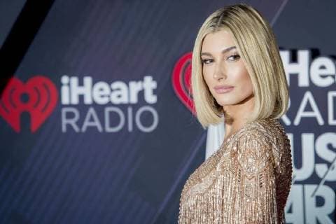 March 11, 2018 - Inglewood, California, U.S - HAILEY BALDWIN arrives at the 2018 iHeart Radio Music Awards Inglewood U.S. - ZUMAm162 20180311_zap_m162_014 Copyright: xErickxMadridx