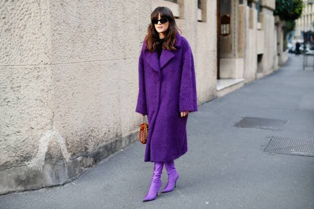 Blogger Eleonora Carisi attending the Alberta Ferretti show during Milan Fashion Week - Feb 21, 2018 - MFW: Fall 2018 Street Style Day 1, Milan Italy  Copyright: xMichaelxIpx h_00487978