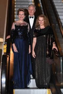 Queen Mathilde of Belgium, King Philippe - Filip of Belgium and Canada Governor General Julie Payette pictured during the Official Belgian concert in the evening of the second day of a state visit of the Belgian Royals to Canada in Ottawa, Canada, Tuesday 13 March 2018.  POOLxBENOITxDOPPAGNEx xFREDERICxSIERAKOWSKI 05312502