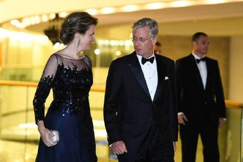 Queen Mathilde of Belgium and King Philippe - Filip of Belgium pictured during the Official Belgian concert in the evening of the second day of a state visit of the Belgian Royals to Canada in Ottawa, Canada, Tuesday 13 March 2018.  POOLxBENOITxDOPPAGNEx xFREDERICxSIERAKOWSKI 05312504