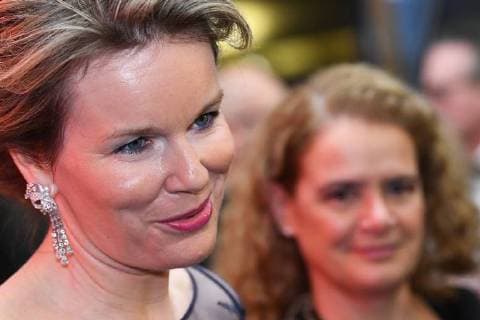 Queen Mathilde of Belgium and Canada Governor General Julie Payette pictured during the Official Belgian concert in the evening of the second day of a state visit of the Belgian Royals to Canada in Ottawa, Canada, Tuesday 13 March 2018.  POOLxBENOITxDOPPAGNEx xFREDERICxSIERAKOWSKI 05312505