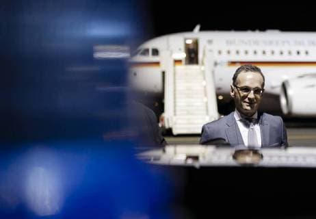Bundesaussenminister Heiko Maas, SPD, landet nach seinem Antrittsbesuch in Paris in Berlin Tegel. 15.03.2018, Berlin Deutschland *** Federal Foreign Minister Heiko Maas SPD lands after his inaugural visit to Paris in Berlin Tegel 15 03 2018 Berlin Germany Copyright: xThomasxKoehler photothek.netx
