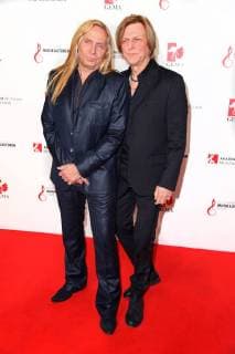 Uwe Hassbecker, Ruediger Ritchie Barton (Silly) Deutscher Musikautorenpreis 2018 im Hotel Ritz Carlton in Berlin am 15.03.2018