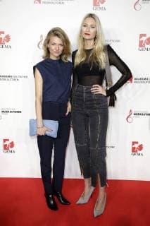 Ella Endlich und Carolin Niemczyk bei der 10. Verleihung des Deutschen Musikautorenpreises 2018 im Hotel Ritz Carlton. Berlin, 15.03.2018