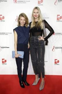 Ella Endlich und Carolin Niemczyk bei der 10. Verleihung des Deutschen Musikautorenpreises 2018 im Hotel Ritz Carlton. Berlin, 15.03.2018