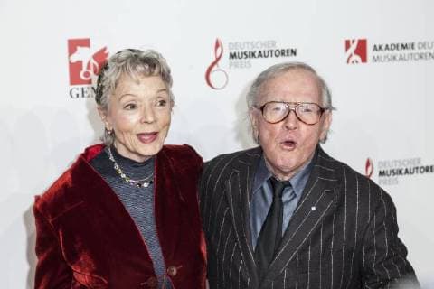 Musiker Klaus Doldinger und seine Ehefrau Inge Doldinger bei dem Musikautorenpreis am 16.03.2018 in Berlin