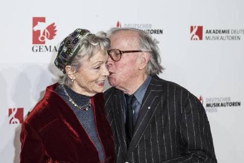 Musiker Klaus Doldinger und seine Ehefrau Inge Doldinger bei dem Musikautorenpreis am 16.03.2018 in Berlin