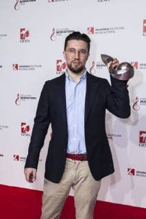 Rapper und Preisgewinner Friedrich Kautz alias Prinz PI bei der 10. Verleihung des Musikautorenpreises am 16.03.2018 in Berlin