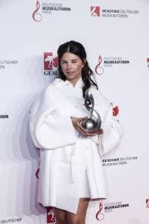 Preisträgerin Sängerin Balbina Jagielska bei der 10. Verleihung des Musikautorenpreises am 16.03.2018 in Berlin