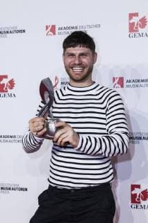 Produzent und Preisträger Nicolas Rebscher bei der 10. Verleihung des Musikautorenpreises am 16.03.2018 in Berlin