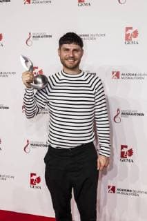 Produzent und Preisträger Nicolas Rebscher bei der 10. Verleihung des Musikautorenpreises am 16.03.2018 in Berlin