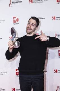Preisträger DJ Martin Stimming bei der 10. Verleihung des Musikautorenpreises am 16.03.2018 in Berlin