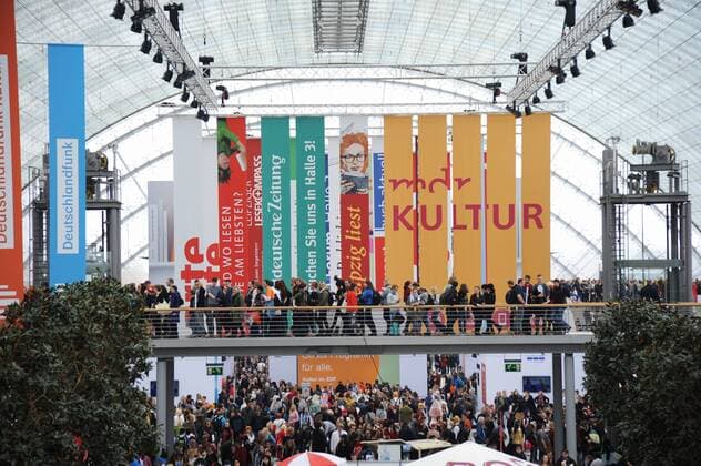 Besucheransturm auf der Leipziger Buchmesse, Messe Leipzig Deutschland, vom 15. bis 18.03.2018