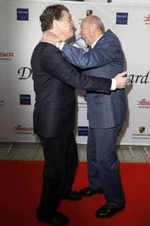 Otto Rehhagel und Horst Eckel und Horst Eckel bei der 13. Verleihung der Steiger Awards in der Alten Kaue der Zeche Hansemann. Dortmund, 17.03.2018