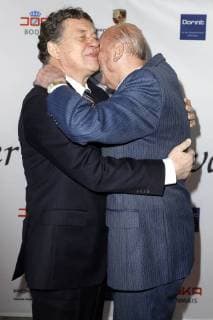 Otto Rehhagel und Horst Eckel und Horst Eckel bei der 13. Verleihung der Steiger Awards in der Alten Kaue der Zeche Hansemann. Dortmund, 17.03.2018