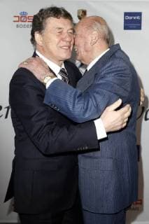 Otto Rehhagel und Horst Eckel und Horst Eckel bei der 13. Verleihung der Steiger Awards in der Alten Kaue der Zeche Hansemann. Dortmund, 17.03.2018