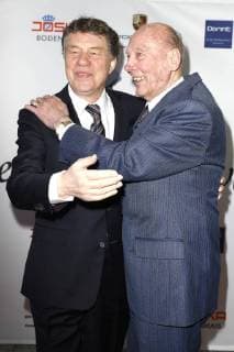 Otto Rehhagel und Horst Eckel und Horst Eckel bei der 13. Verleihung der Steiger Awards in der Alten Kaue der Zeche Hansemann. Dortmund, 17.03.2018