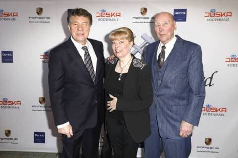 Otto Rehhagel, Beate Rehhagel und Horst Eckel bei der 13. Verleihung der Steiger Awards in der Alten Kaue der Zeche Hansemann. Dortmund, 17.03.2018