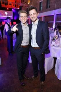 Thomas Danninger und Markus Danninger (Zweikanalton) bei der 13. Verleihung der Steiger Awards in der Alten Kaue der Zeche Hansemann. Dortmund, 17.03.2018