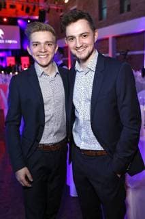 Thomas Danninger und Markus Danninger (Zweikanalton) bei der 13. Verleihung der Steiger Awards in der Alten Kaue der Zeche Hansemann. Dortmund, 17.03.2018