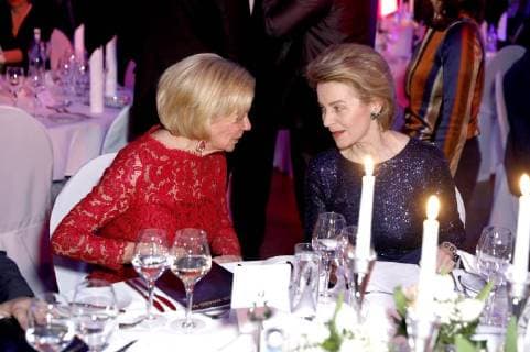 Liz Mohn und Ursula von der Leyen bei der 13. Verleihung der Steiger Awards in der Alten Kaue der Zeche Hansemann. Dortmund, 17.03.2018