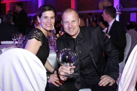 Heino Ferch mit Ehefrau Marie-Jeanette Ferch bei der 13. Verleihung der Steiger Awards in der Alten Kaue der Zeche Hansemann. Dortmund, 17.03.2018
