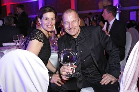 Heino Ferch mit Ehefrau Marie-Jeanette Ferch bei der 13. Verleihung der Steiger Awards in der Alten Kaue der Zeche Hansemann. Dortmund, 17.03.2018