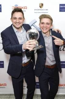 Thomas Danninger und Markus Danninger (Zweikanalton) bei der 13. Verleihung der Steiger Awards in der Alten Kaue der Zeche Hansemann. Dortmund, 17.03.2018